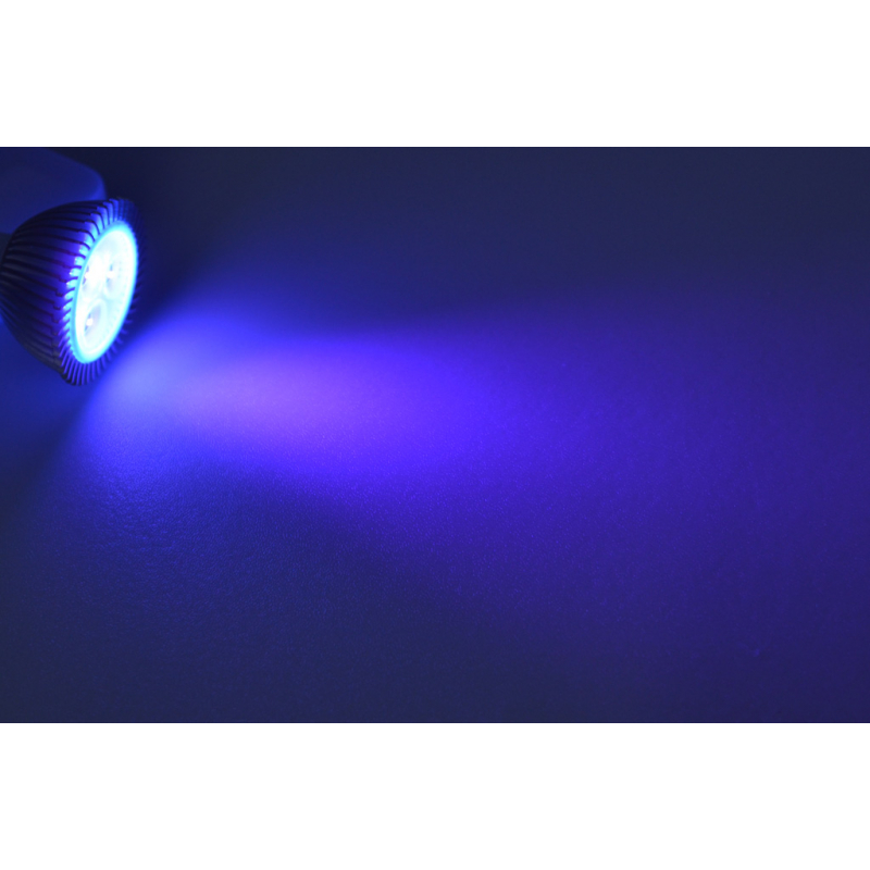 LED-Bajonettsockellampe PAR16 GU10 400nm ultraviolett IP20 Hochvolt 100-240V AC