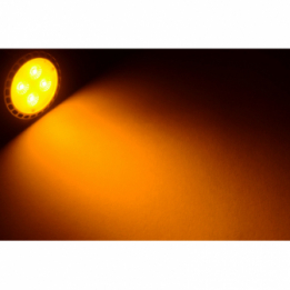 LED-Bajonettsockellampe PAR16 GU10 590nm gelb IP20 Hochvolt 220-240V AC