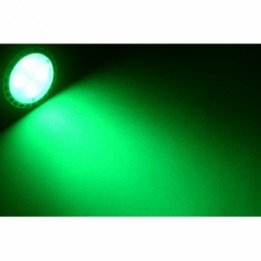 LED-Bajonettsockellampe PAR16 GU10 525nm grün IP20 Hochvolt 220-240V AC