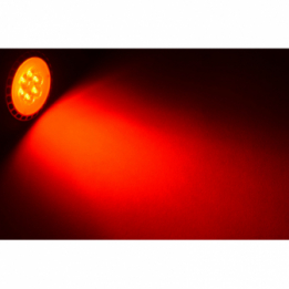 LED-Bajonettsockellampe PAR16 GU10 630nm rot IP20 Hochvolt 220-240V AC