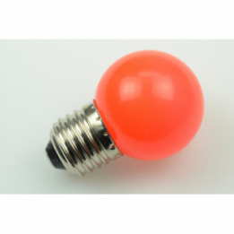 LED-Schraubsockellampe E27 630nm rot IP44 Hochvolt 220-240V AC