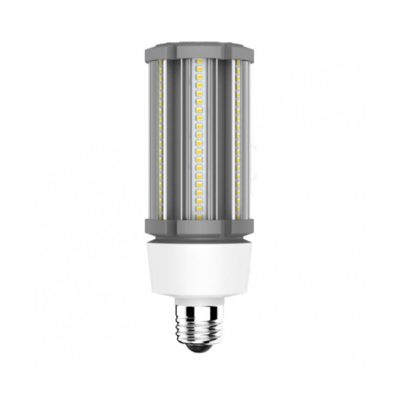LED-Schraubsockellampe E27 3000K warmweiss 3645 Lumen IP64 Hochvolt 100-277V AC 100-269V DC