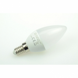 LED-Schraubsockellampe E14 2700K warmweiss 370 Lumen IP20 Hochvolt 85-265V AC 60-269V DC