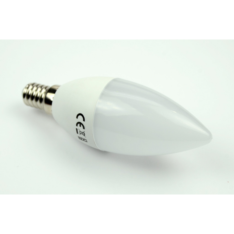LED-Schraubsockellampe E14 6000K kaltweiss 450 Lumen IP20 Hochvolt 85-265V AC 60-295V DC