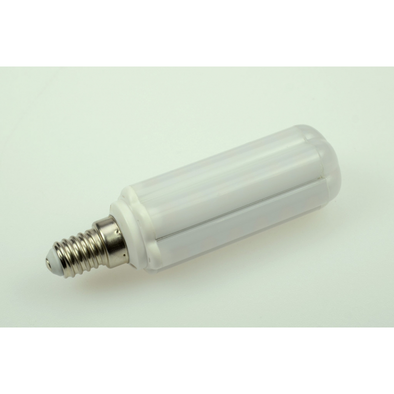 LED-Schraubsockellampe E14 3000K warmweiss 600 Lumen IP42 Hochvolt 85-265V AC 85-269V DC