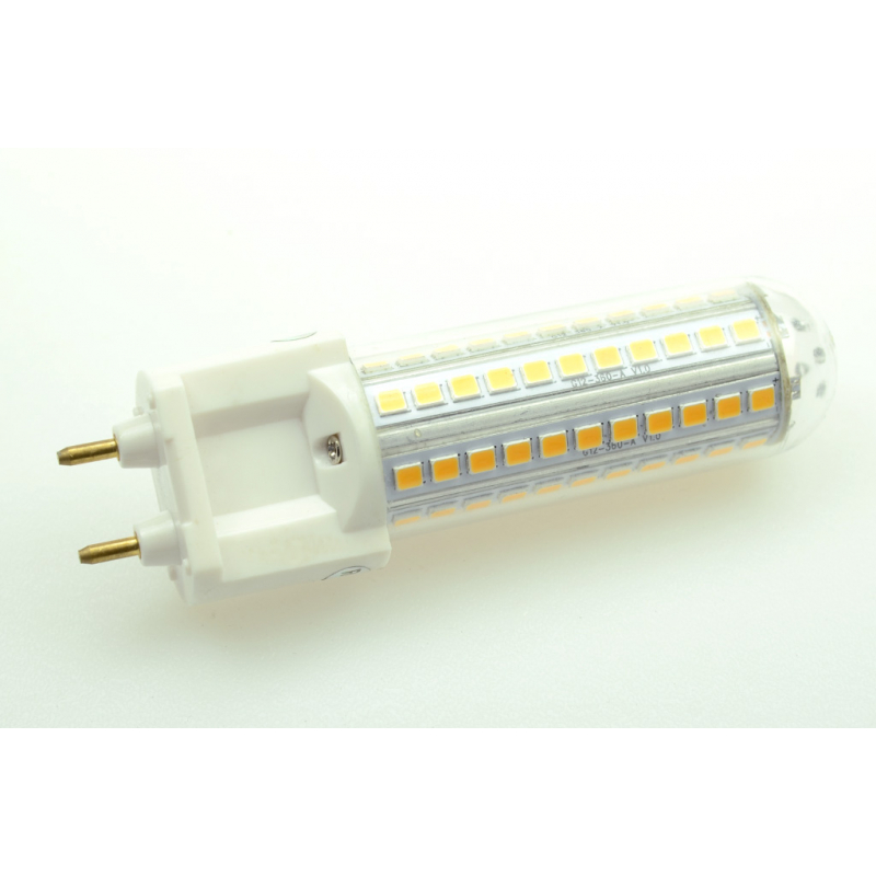 LED-Stiftsockellampe G12 3000K warmweiss 900 Lumen IP20 Hochvolt 85-265V AC 85-269V DC